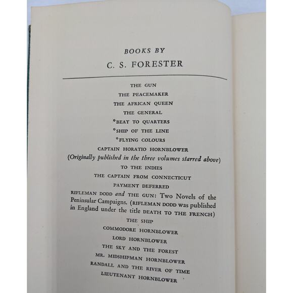 Lieutenant Hornblower C.S. Forester Sea Adventure Fiction Vintage Hardcover 1952 - Picture 8 of 16